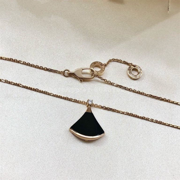 [Moco]DREAM NECKLACE ONYX 1 DIAMOND