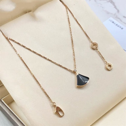 [Moco]DREAM NECKLACE ONYX 1 DIAMOND