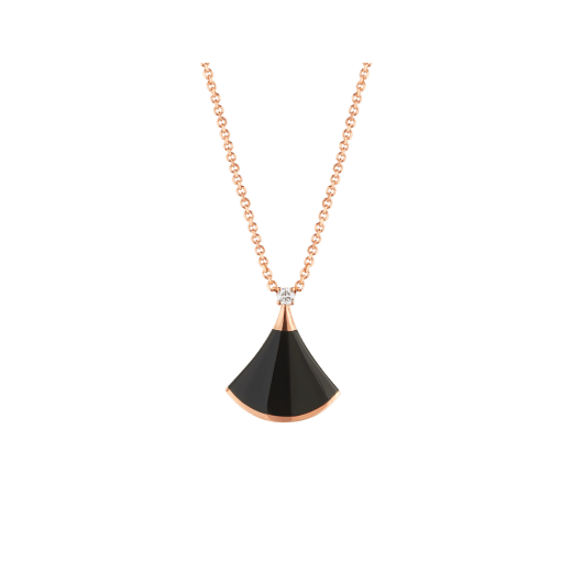 [Moco]DREAM NECKLACE ONYX 1 DIAMOND