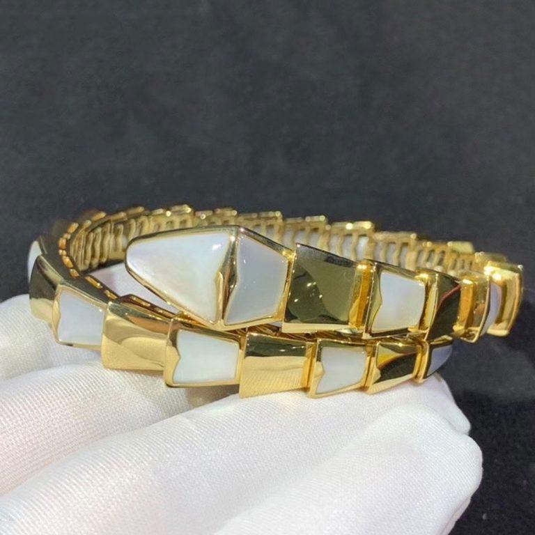 [Moco]SERPENTI BRACELET MOP GOLD