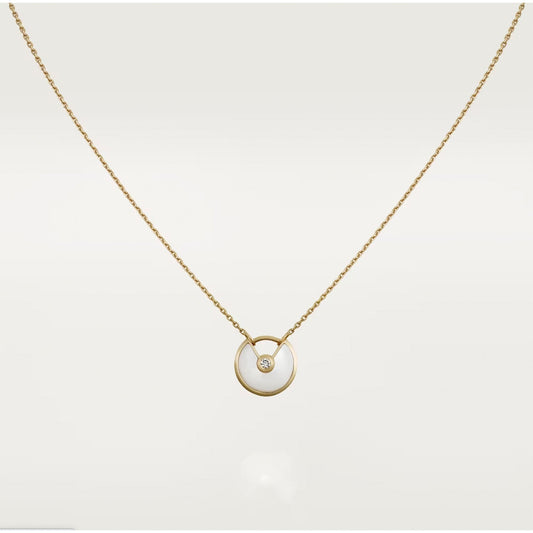 [MoCo]AMULETTE ROSE GOLD MOP NECKLACE-w