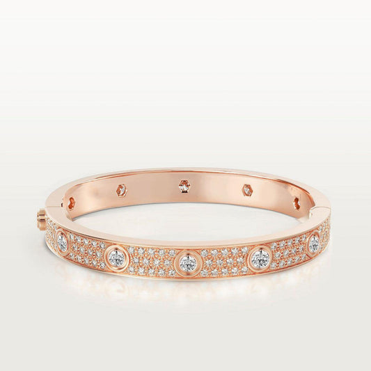 [Moco]LOVE BRACELET 6.1MM DIAMOND-PAVED 10 BIG DIAMONDS