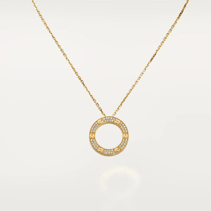 [Moco]LOVE NECKLACE ADJUSTABLE ROSE GOLD