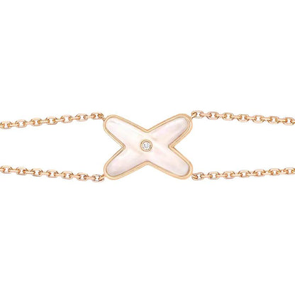 [Moco]JEUX BRACELET WHITE MOP PINK GOLD 1 DIAMOND