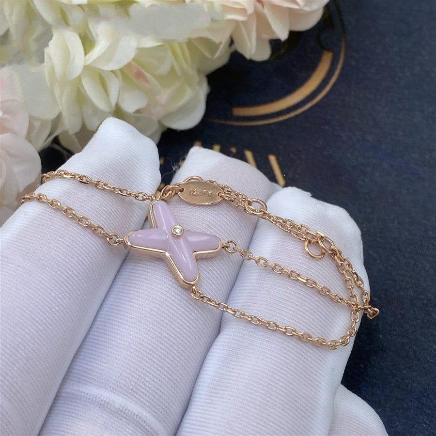 [Moco]JEUX BRACELET PINK MOP PINK GOLD 1 DIAMOND