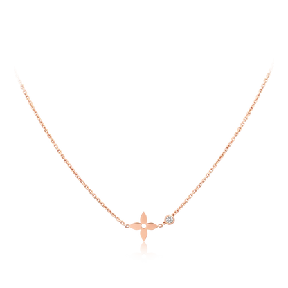 [Moco]BLOSSOM PENDANT PINK GOLD AND DIAMOND