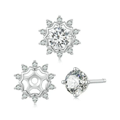 Dazzling Ideal Cut Lab Created Diamond Earrings