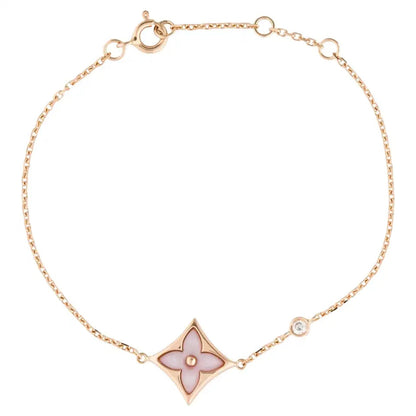 [Moco]STAR 1 DIAMOND PINK GOLD BRACELET