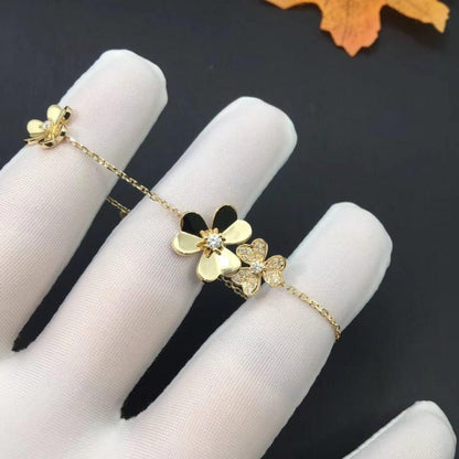 [Moco]FRIVOLE GOLD 5 FLOWERS BRACELET