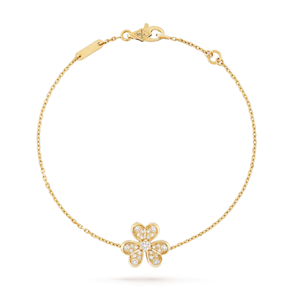 [Moco]FRIVOLE GOLD FLOWER DIAMOND BRACELET