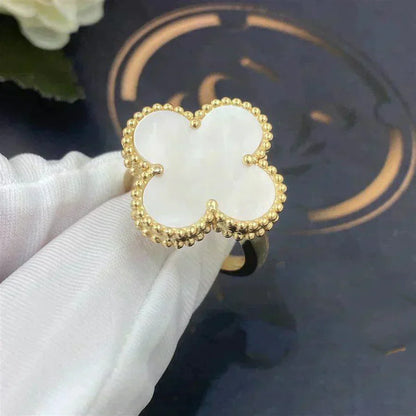 [Moco]CLOVER WHITE MOP RING