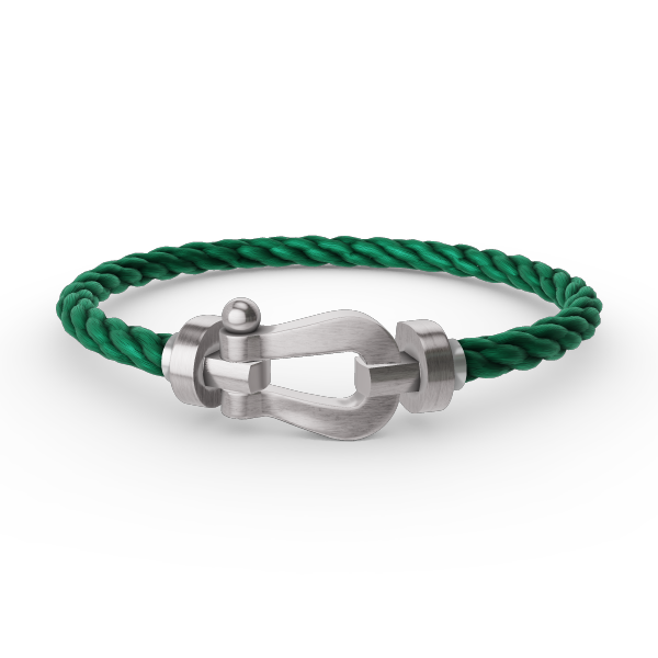 [Moco]FORCE LARGE HORSESHOE NO DIAMOND BRACELET SILVER