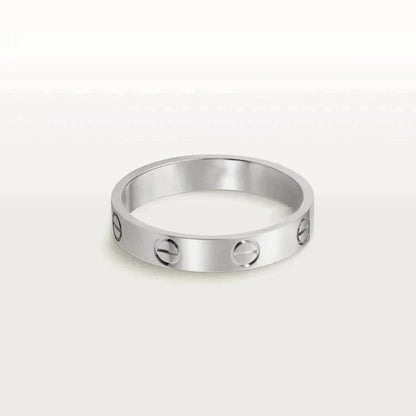 [Moco]LOVE RING 4MM 1 DIAMOND SILVER